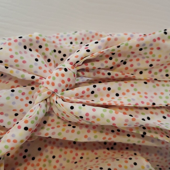 Max Studio tie side wrap top - Picture 5 of 7